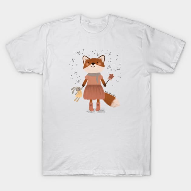 Lady fox T-Shirt by LeFacciotte